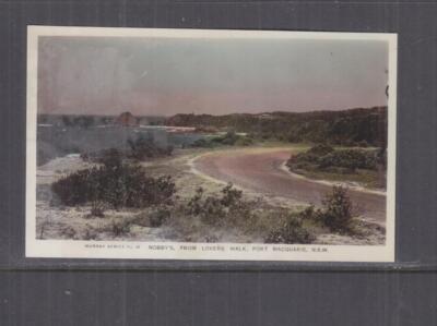 NEW SOUTH WALES, PORT MACQUARIE, NOBBY'S, c1950 real photo ppc., unused
