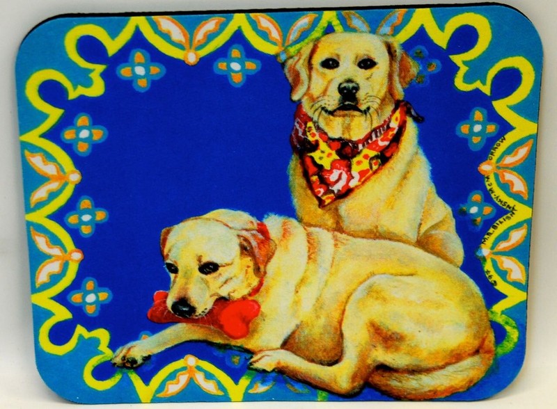 Vintage Mouse Pad: NIB Toland Animal Friends Sally Friend