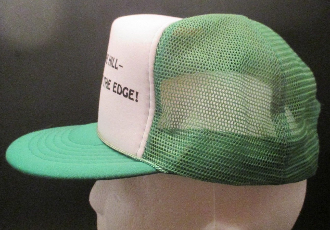 Vintage Snapback Trucker Hat Mesh Over The Hill Cap Funny Birthday Retirement