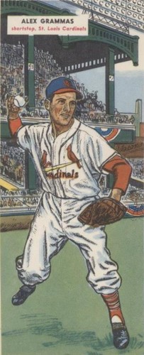 1955 Topps Double Headers - Alex Grammas Tom Qualters #107-108