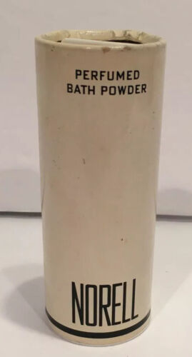 Vintage Norell Perfumed Bath Powder Talc 2 Oz Full