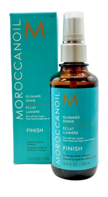 Moroccanoil Glimmer Shine Finishing Spray 3.4oz/100 ml Sun&Sea-water Protection