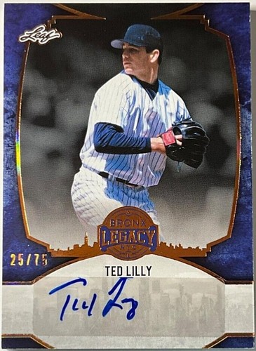 2024 Leaf a Bronx Legacy - Ted Lilly #BA-TL1