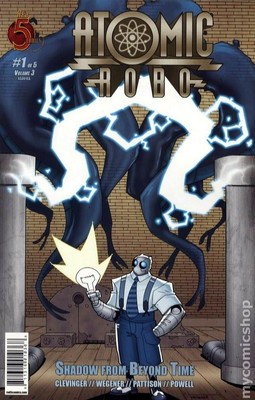 Atomic Robo Shadow from Beyond Time #1 VG 2009 Stock Image Low Grade