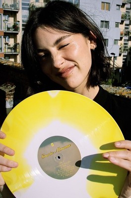 Gracie Abrams The Secret of Us Yellow & White Vinyl IN HAND /4000