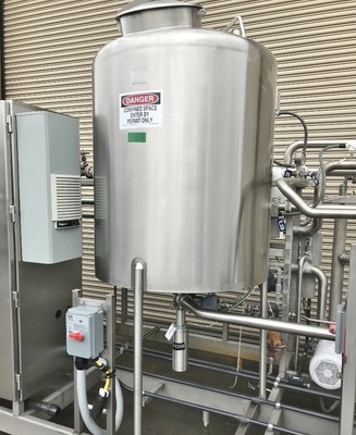 APS HTST Pasteurizer, Skid Mounted System