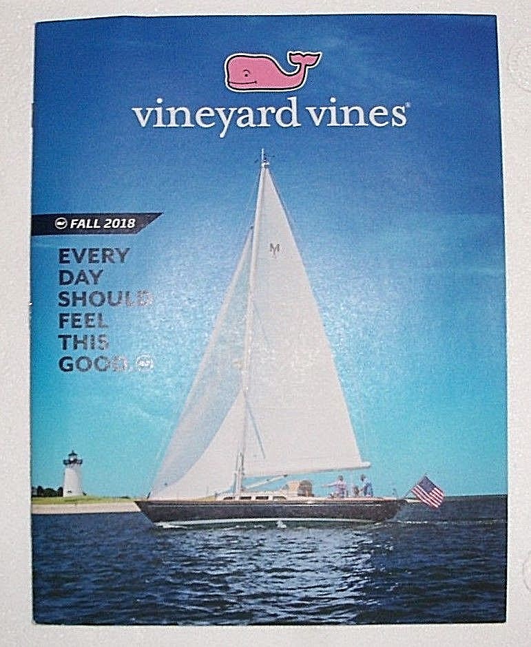VINEYARD VINES FALL 2018 CLOTHING CATALOG BROCHURE MINT CONDITION BRAND NEW!