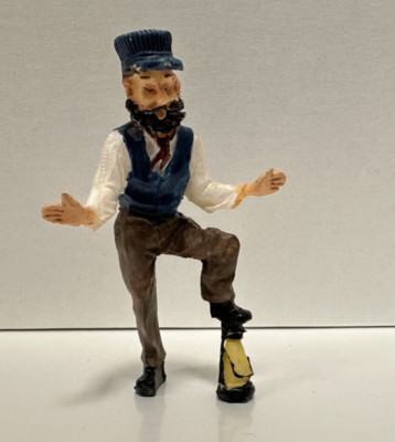 Just Plain Folk # 0166 G Scale Train Figure Jacob The Train Man Lantern Diorama