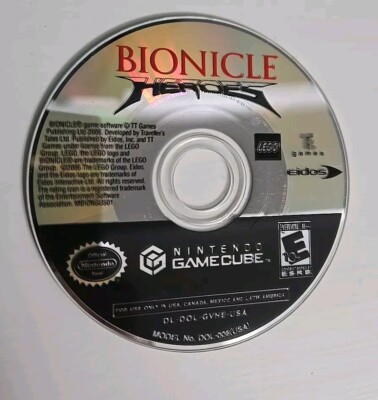 Bionicle Heroes (Nintendo GameCube) NO TRACKING - DISC ONLY #9050