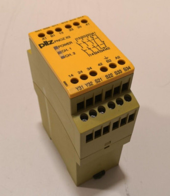 Pilz PNOZ X3 Sicherheitsrelais 24 V dc, 230V ac, 2-Kanal 774318