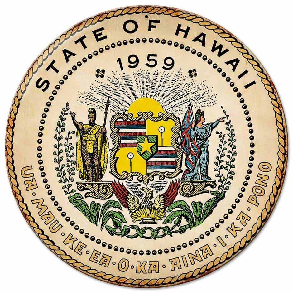 1959 HAWAII STATE SEAL 14