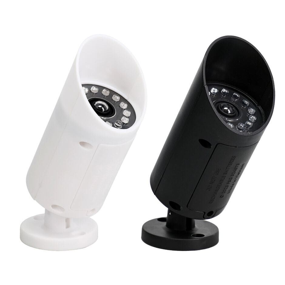 Fake - Real Looking - Dummy Security Camera - LED Light Home Businesses Security