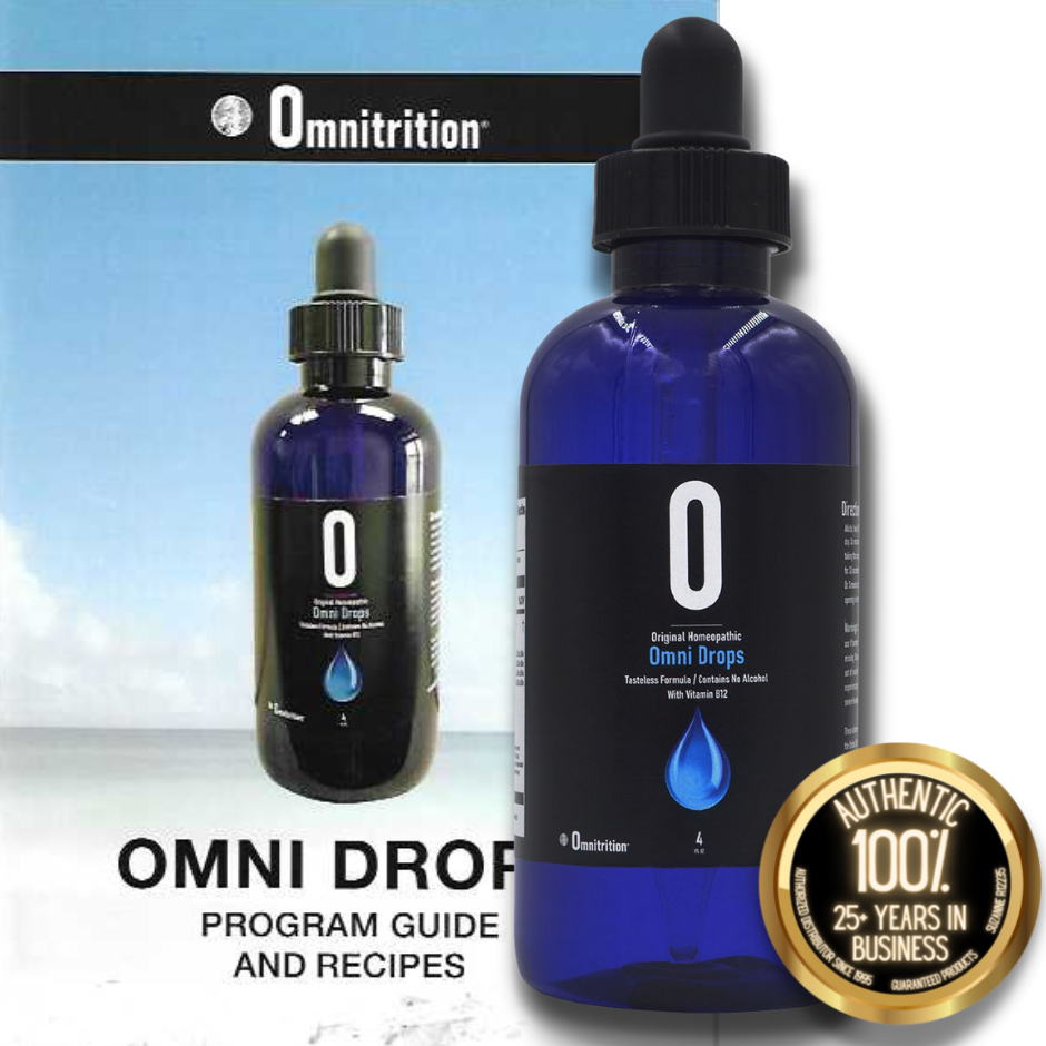 Omnitrition Omni Drop program w/ B12 & Program Guide, FRESH with free ship 