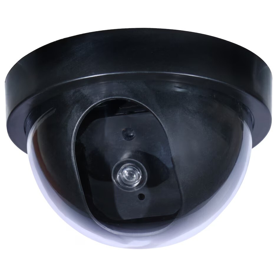 Fake - Real Looking - Dummy Security Camera - LED Light Home Businesses Security