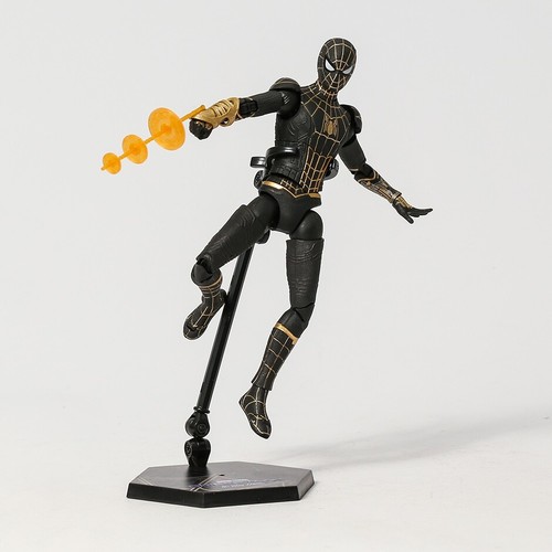 MEDICOM TOY - SPIDER-MAN BLACK &amp; GOLD SUIT 100％&amp;400％ s-l1200.jpg