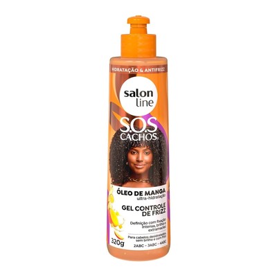 Salon Line - SOS Cachos Oleo de Manga - Gel Controle de Frizz 320 Gr - (11.3 Oz)