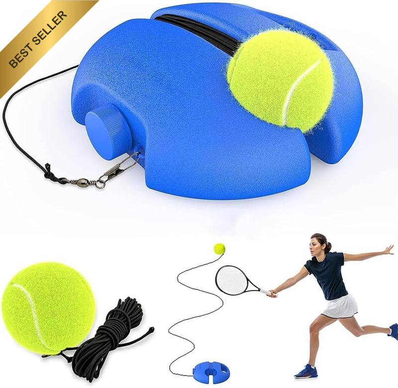 Tennis Trainer Rebound Ball, Tennis Trainer Rebounder with String, Self-Pracitce