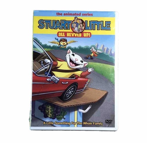 ROY STUART V DVD付き Stuart Little Animated Series All Revved Up! New DVD c. 2007