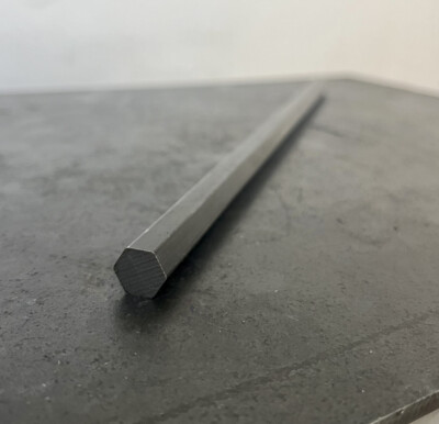  Stressproof 1144 High-Strength  7/16'' Hex Steel Rod  12'' long