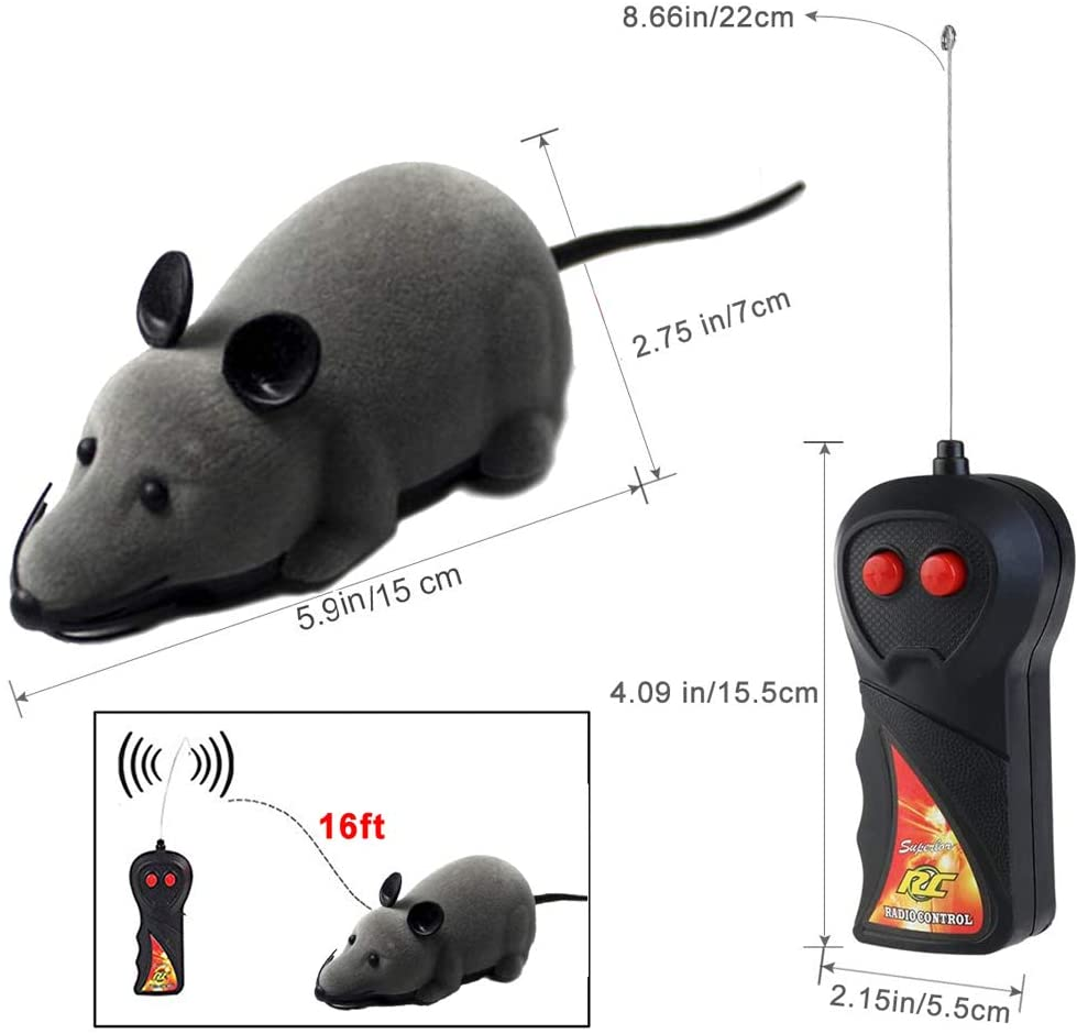 Wireless Mice For Cat Dog Pet Toy Halloween Prank