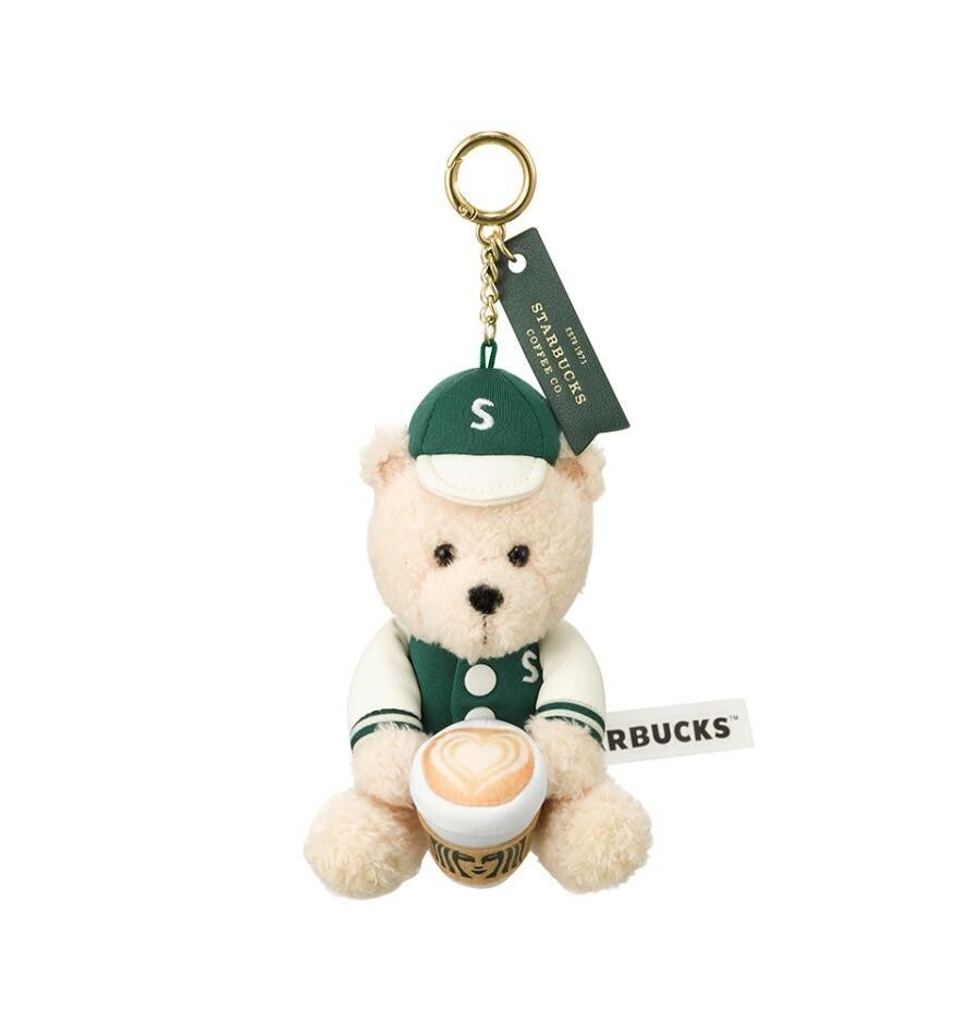 防弾少年団　BTS + STARBUCKS 　 Key Chain STARBUCKS Korea 2024 Regional Collection Bearista Keychain
