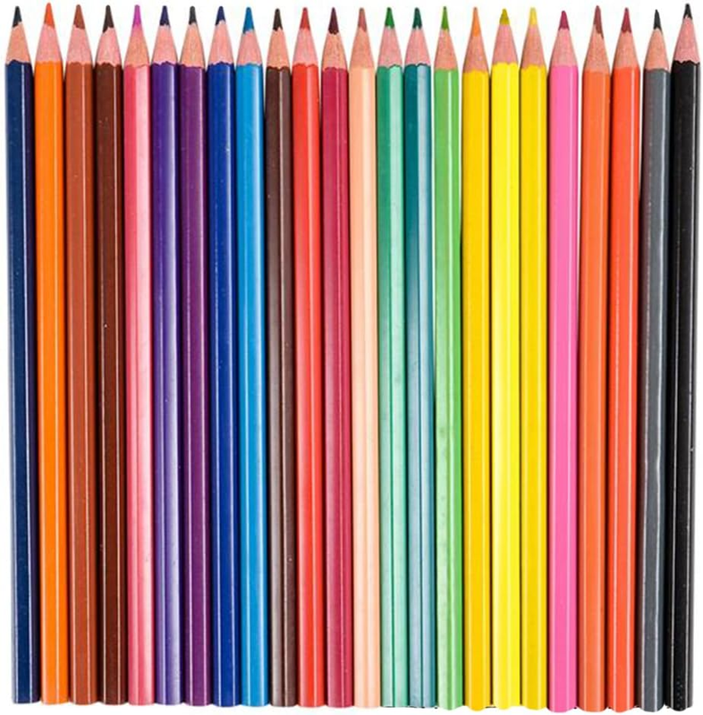 - 24 Pack - Pre-sharpened Coloring Pencil S