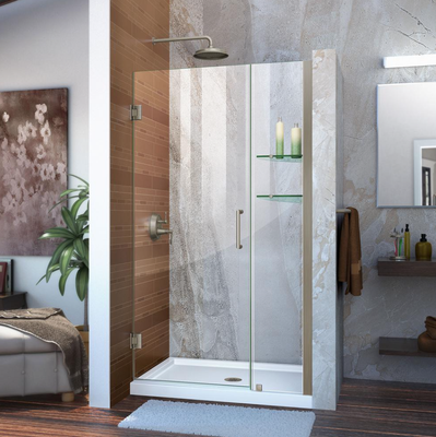 Dreamline Unidoor 41 To 42 In X 72 In Frameless Hinged Shower