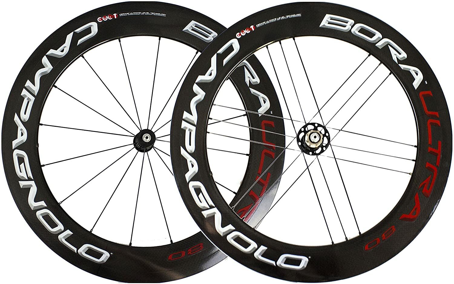 New Campagnolo Bora Ultra 80 Carbon Road / Tubular Wheelset New Campagnolo Bora Ultra 80 Carbon Road / Tubular Wheelset