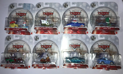 Disney Pixar CARS Winter Holiday Christmas Complete Set of 8 Cars 2020