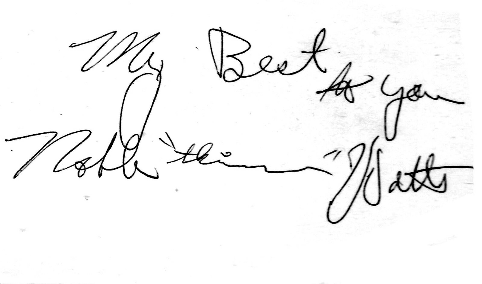 BLUES-SOUL SET OF FOUR AUTOGRAPHS-ALVIN CASH-HUBERT SUMLIN-LEWIS & WATTS