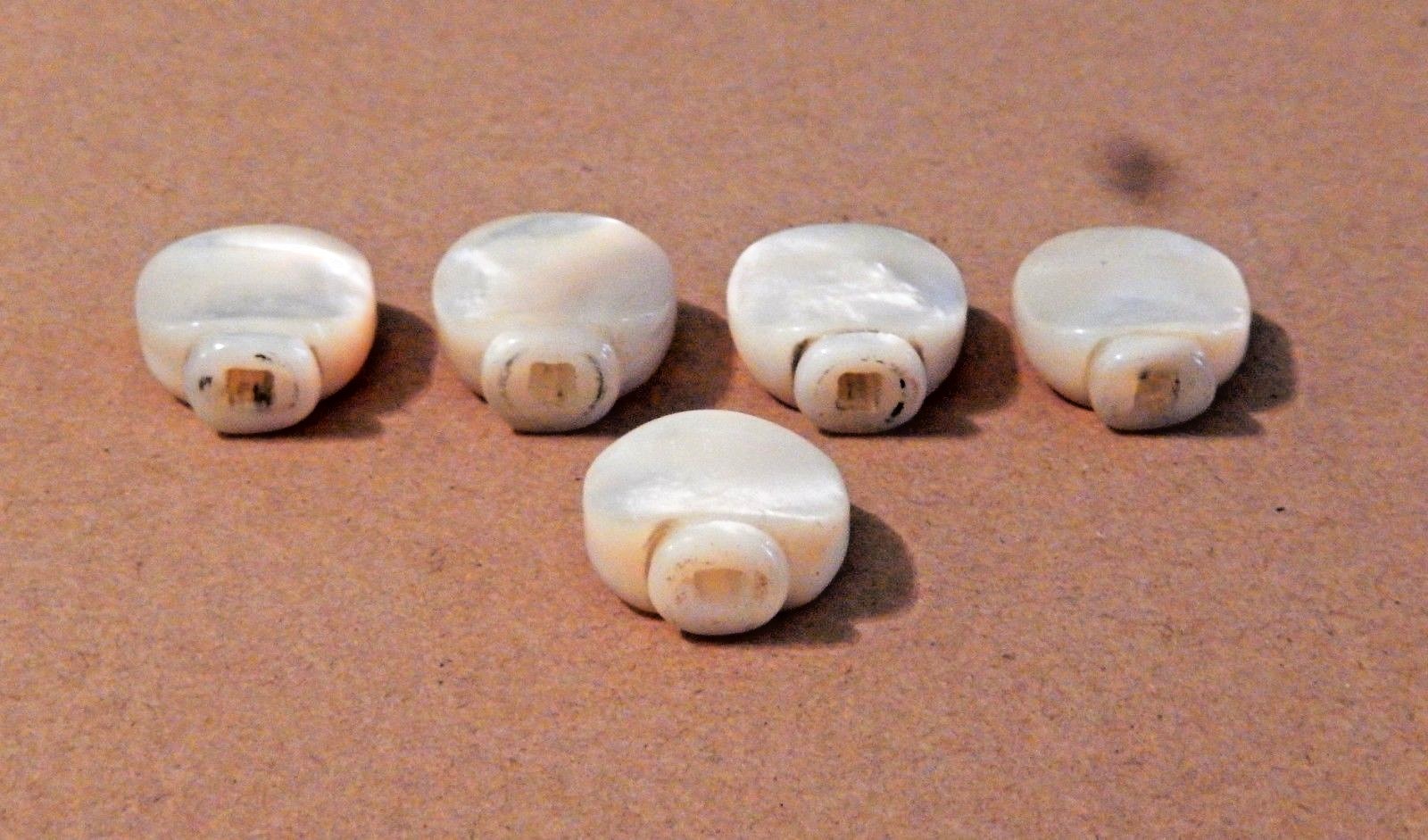 Mother of Pearl Tuner Buttons - Full Set of Five (5), Fit Gibson or VEGA Banjo