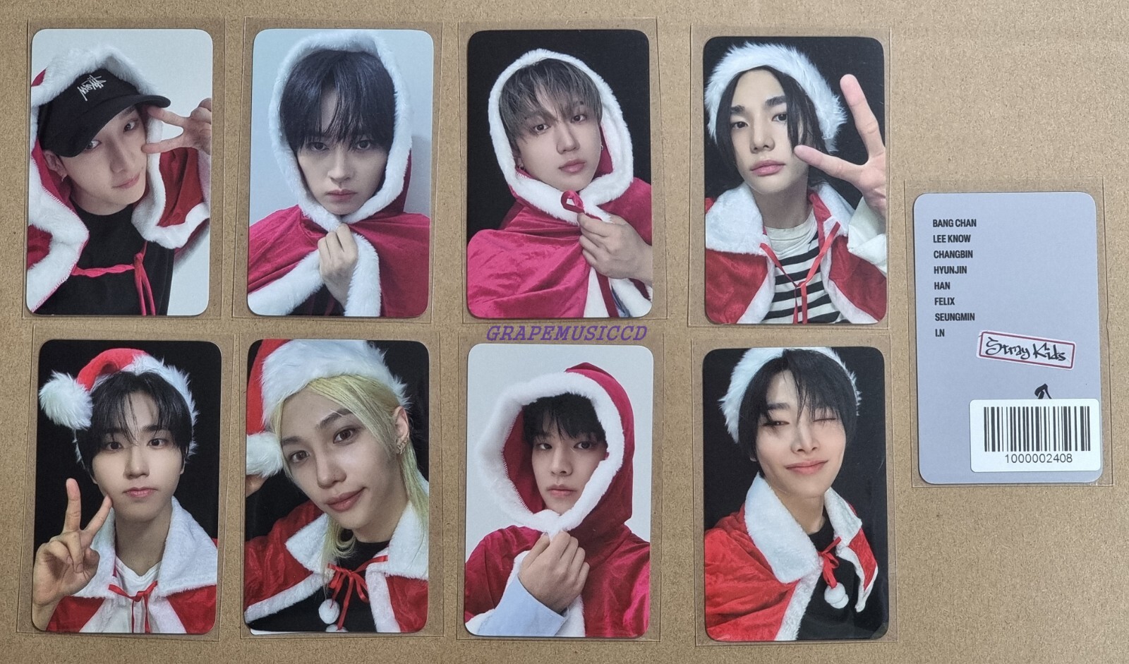 Stray Kids HOP POP-UP OFFICIAL EVENT PHOTOCARD PHOTO CARD Stray Kids HOP POP-UP OFFICIAL EVENT PHOTOCARD PHOTO CARD