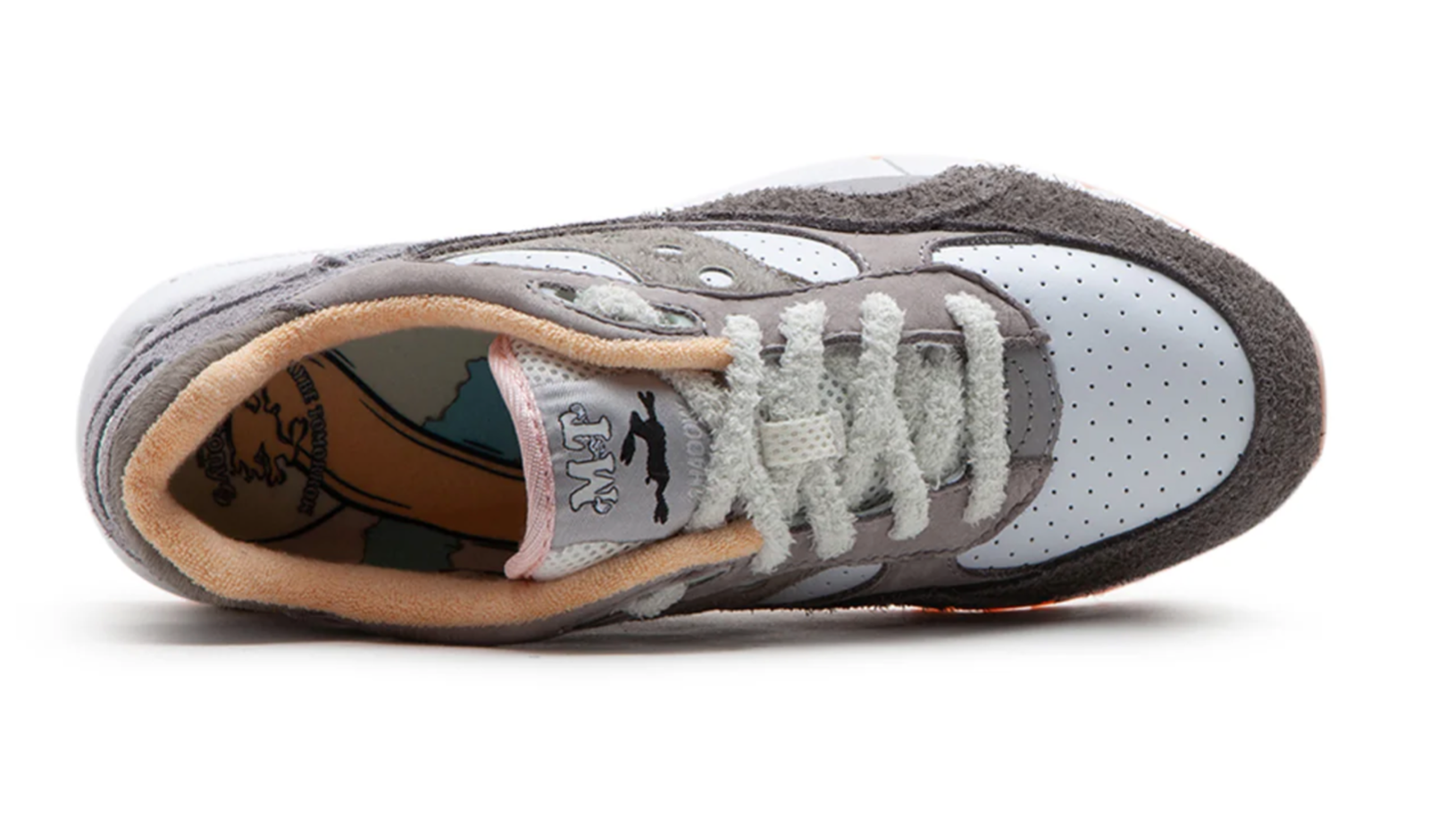 Pre-owned Saucony X Maybe Tomorrow Shadow 6000 Mens Kith (new Balance 990 Style) Size 10.5 In White