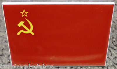 USSR Country Flag  2'' x 3'' Refrigerator Locker MAGNET Russia Soviet Union