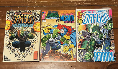 3 Pcs The Savage Dragon #1 #3 1992 Larsen IMAGE Comics + Book Image Vintage