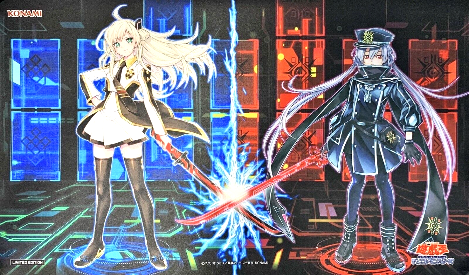 Yugioh Official Playmat Sky Striker Ace - Raye & Roze