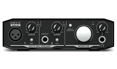 Mackie Onyx Artist 1.2 2x2 USB Audio Recording Studio Interface