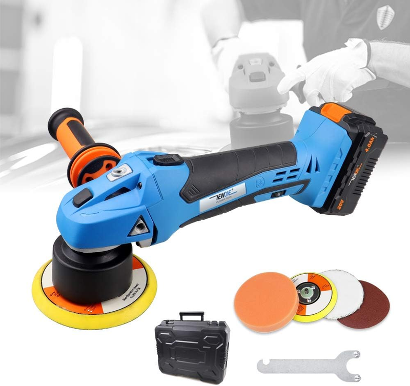 20V Cordless round Orbital Polisher Dual Action Buffer Polis