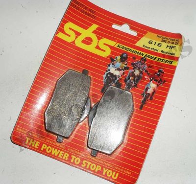 SBS Pastiglie Freno Anteriore YAMAHA SR Classic 250 - XV Virago 250 400 535