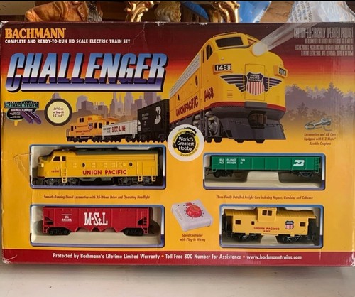 NIB BACHMANN Ho Scale Electric Train Set CHALLENGER toy E-Z