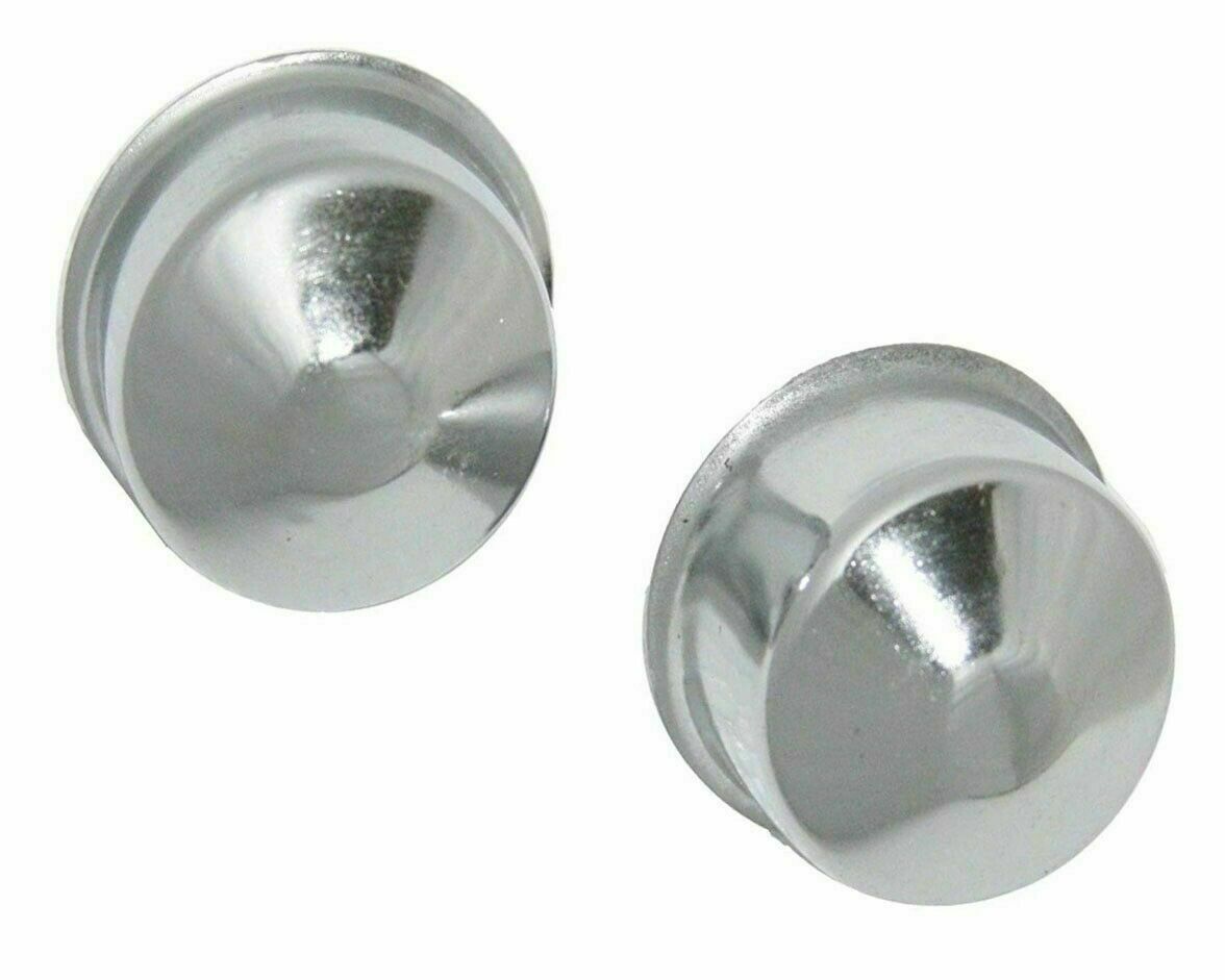 Bonnet Bumper Cap Steel Chrome plated 2 Units for Willys Jeeps 