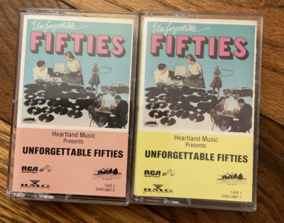 The Fabulous Fifties Cassette Tapes Set Of 2 Classics Very Good Fast Shipping