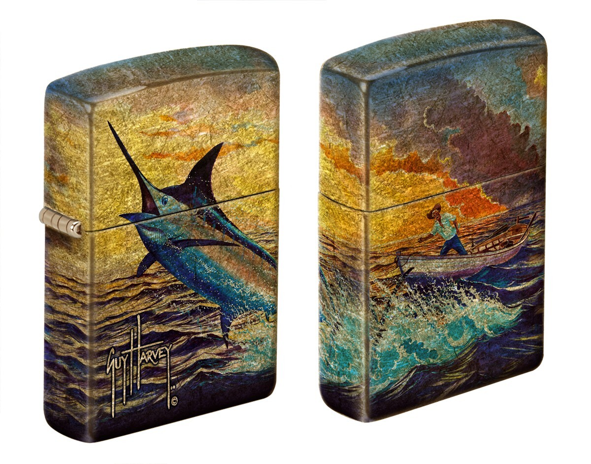 Зажигалка Zippo 46726, дизайн Guy Harvey Fishing, 540 Fusion Finish, НОВАЯ
