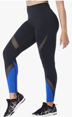 STRONG  Zumba High Waisted Ankle Length Compression Workout Leggings Large