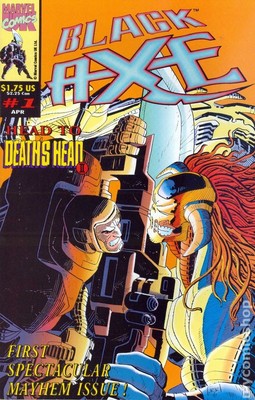 Black Axe #1 VG 1993 Stock Image Low Grade