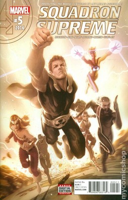 Squadron Supreme #5A Ross NM 2016 Stock Image