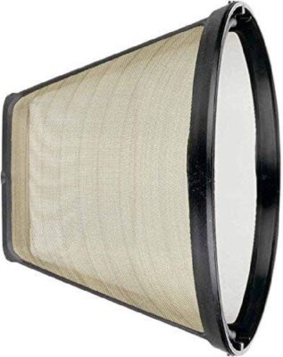 Permanent Coffee Filter Reusable 4-Cup Coffeemaker Mesh Replacement Gold Screen