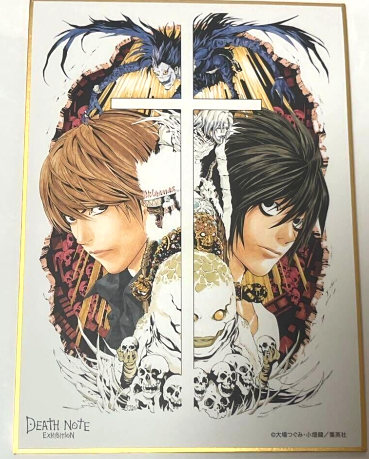 Death Note Exhibition Autograph Shikishi Collection Light