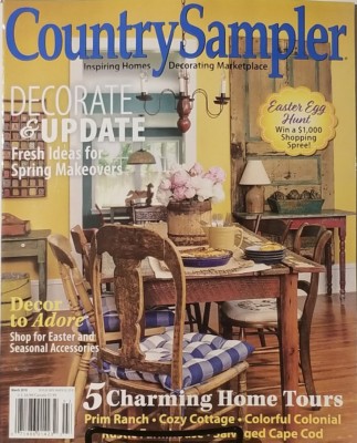 Country Sampler March 2018 Decorate & Update Spring Makeover FREE SHIPPING mc