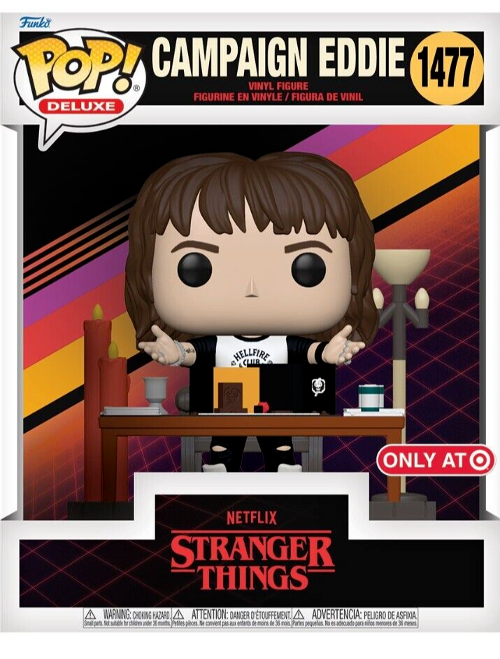 CAMPAIGN EDDIE MUNSON #1477 FUNKO POP DELUXE STRANGER THINGS